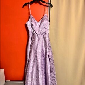 Elegant Lavender Evening Gown